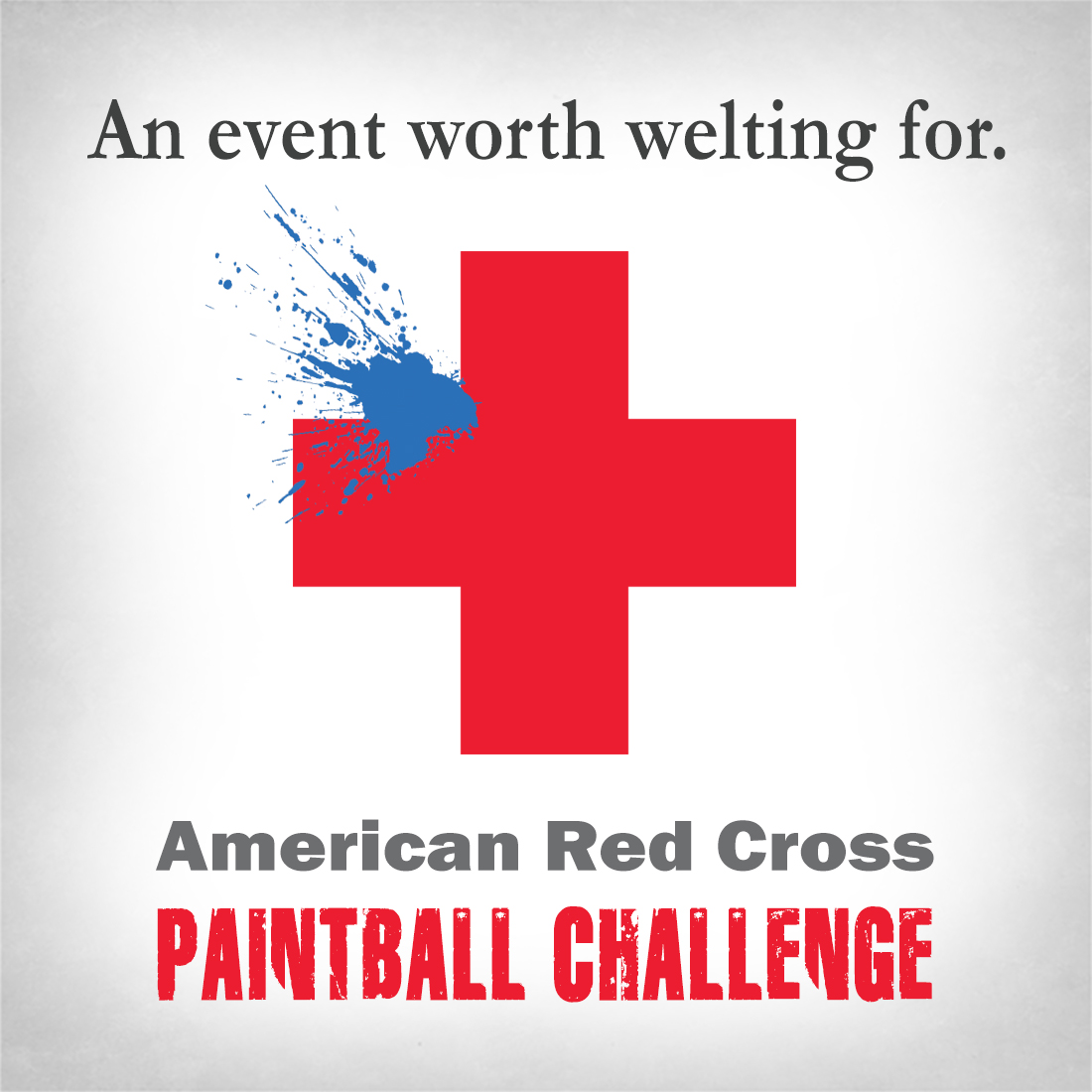 BOOM Creative - American Red Cross Paintball Challenge Logo